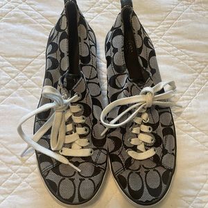Coach Lace Up Tennis Shoes
